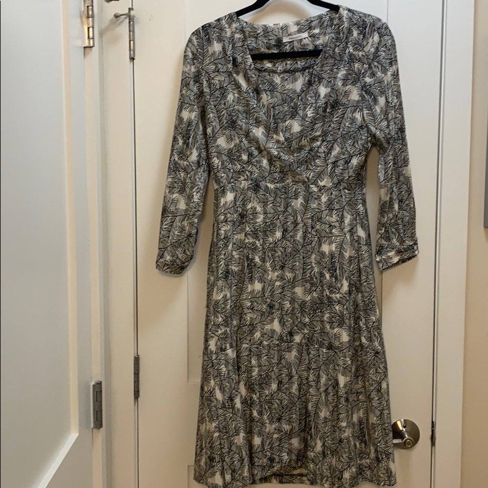 Pinkyotto Leaf Print Midi Dress